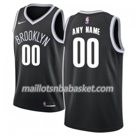 Maillot Homme Brooklyn Nets Personnalisable Nike 2017-18 Noir Swingman